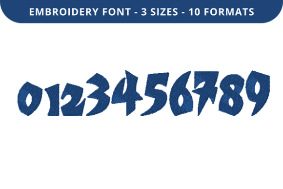 Battle Font 0 to 9 Review for Small Business Merch