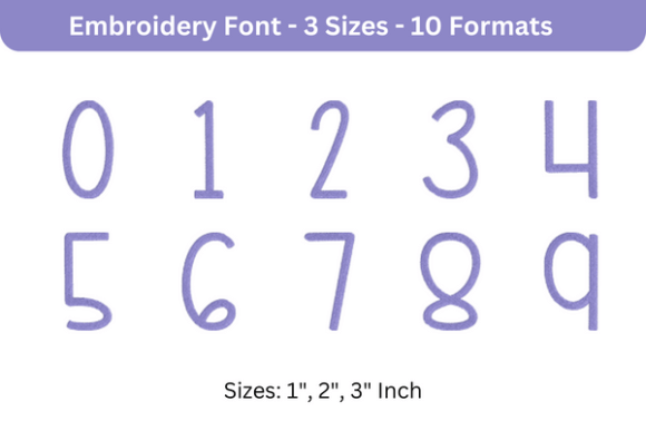 Beautiful Font 0 to 9 Review for Seasonal Collections