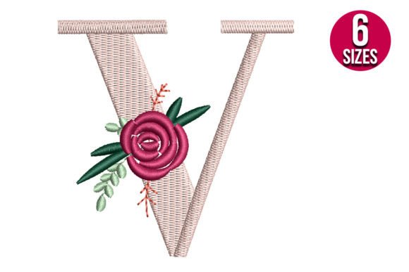 Floral Alphabet V Letter: A Designer's Review