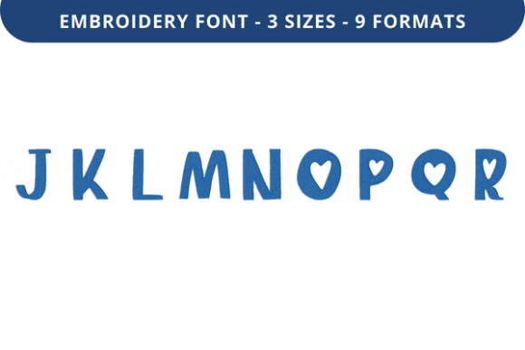 Heart of the City Font Uppercase J to R Review